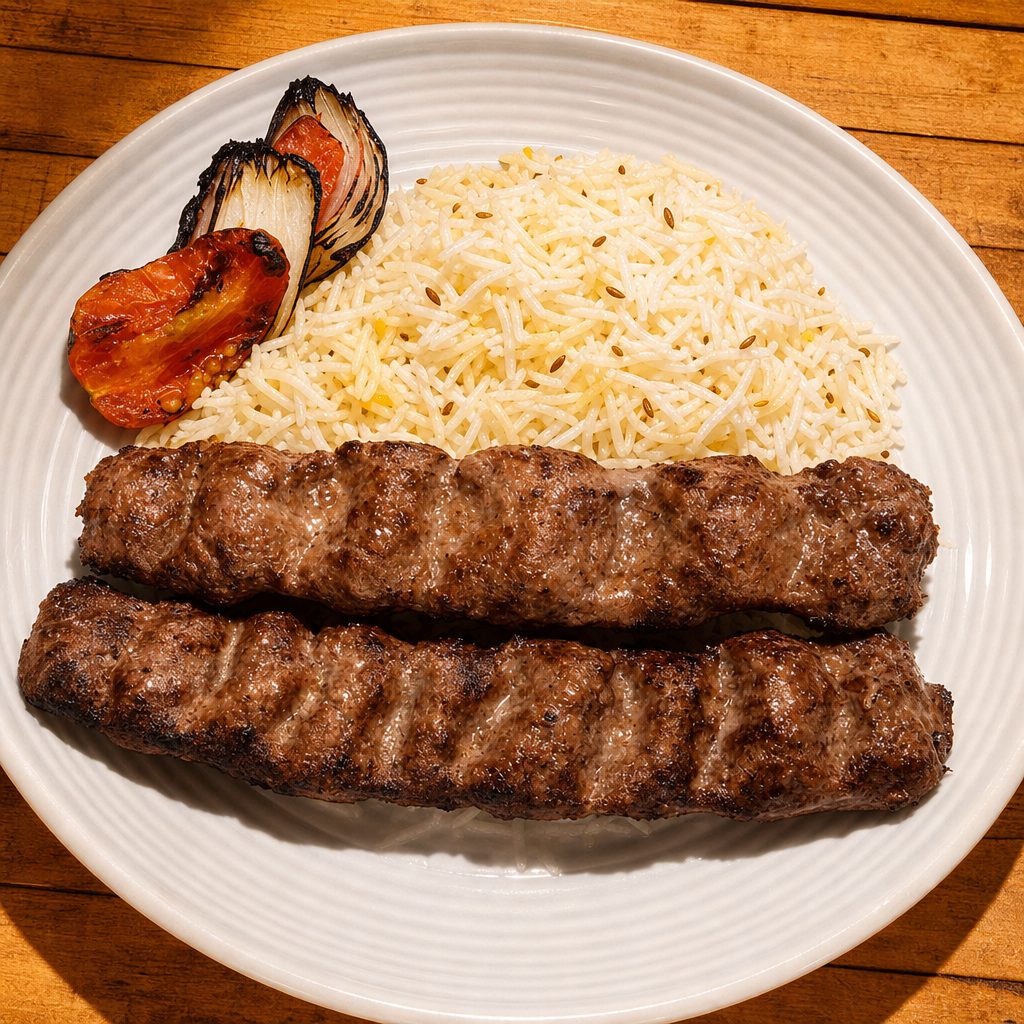 Beef Koobideh.