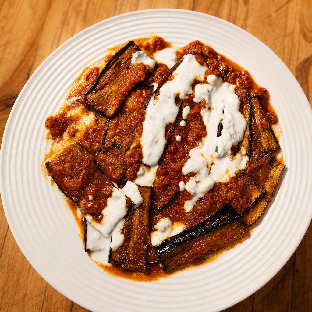 Borani Banjan-Eggplant.